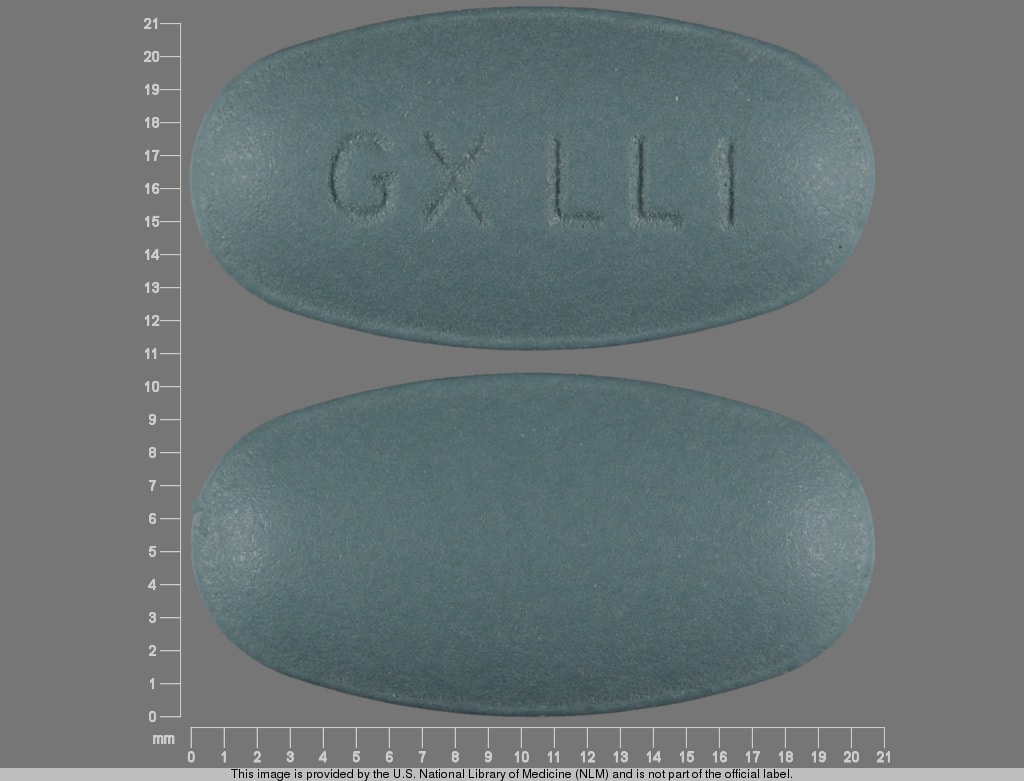 Image 1 - Imprint GX LL1 - Trizivir 300 mg / 150 mg / 300 mg