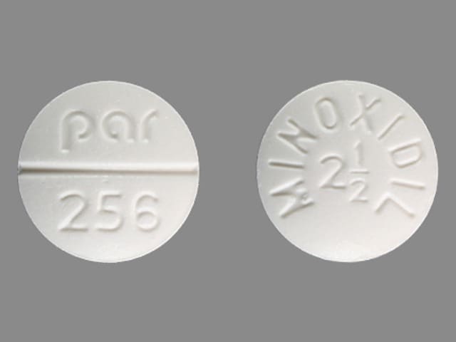 Imprint MINOXIDIL 2 1/2 par 256 - minoxidil 2.5 mg