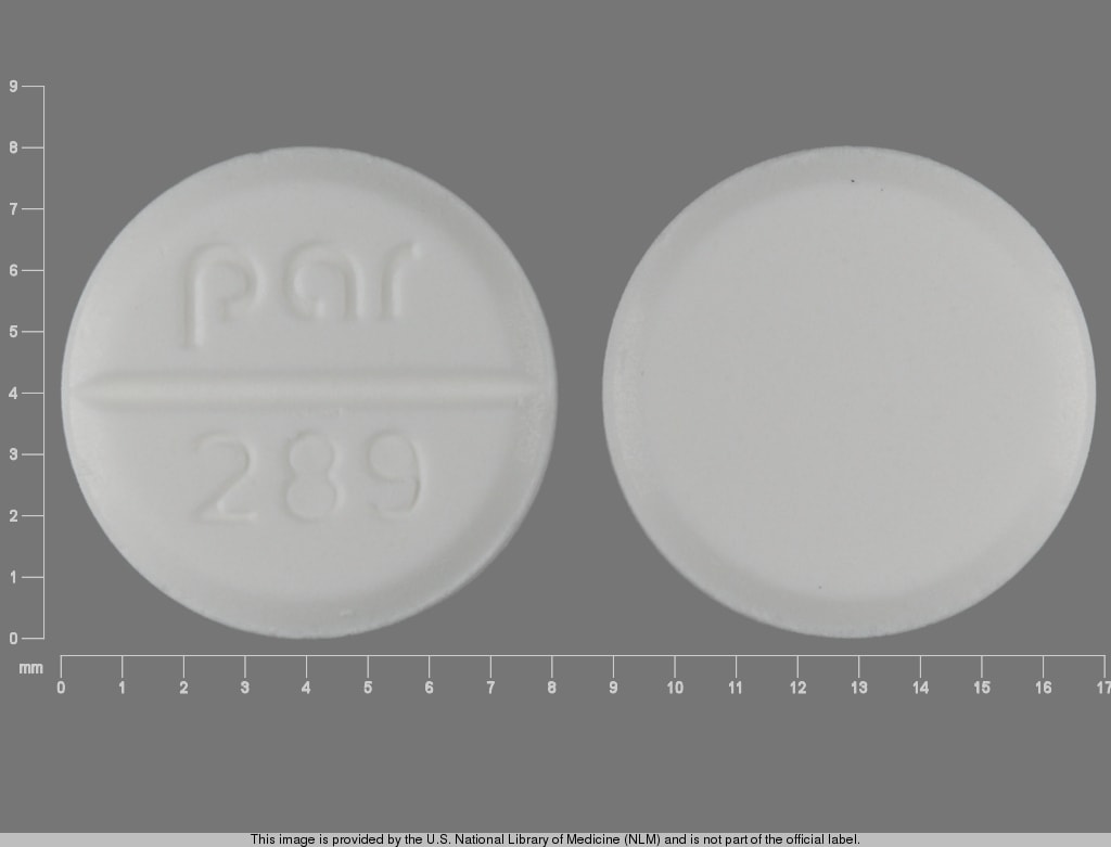 Imprint par  289 - megestrol 20 mg