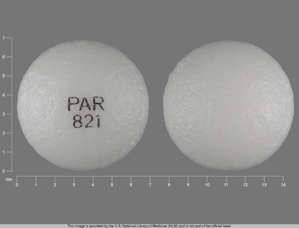 Image 1 - Imprint PAR 821 - tramadol 100 mg