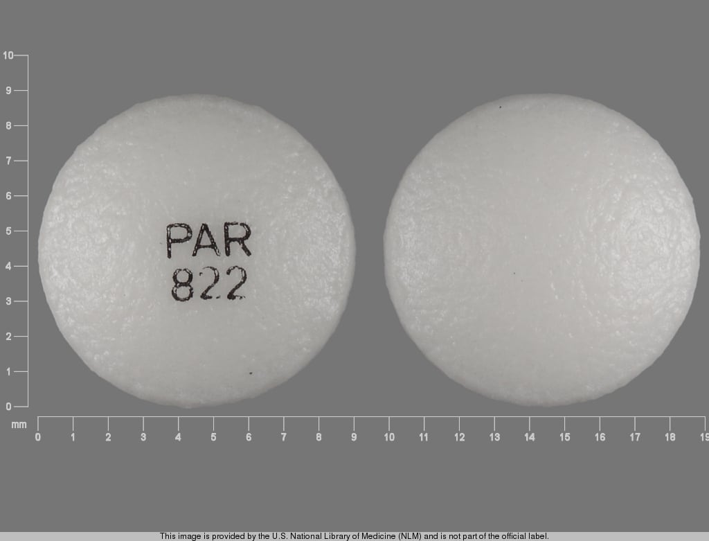 Image 1 - Imprint PAR 822 - tramadol 200 mg