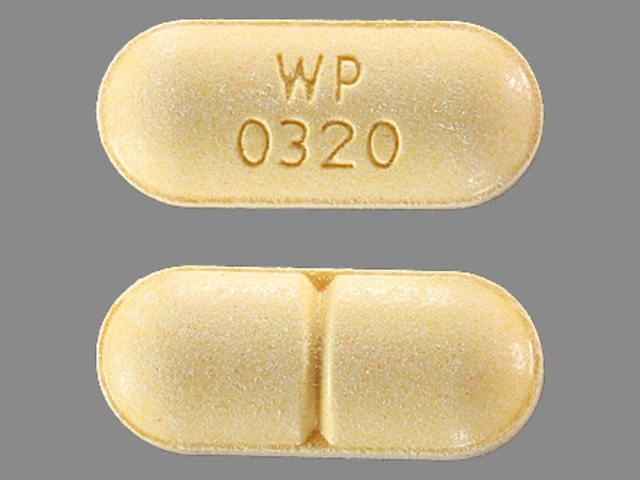 Imprint WP 0320 - felbamate 400 mg