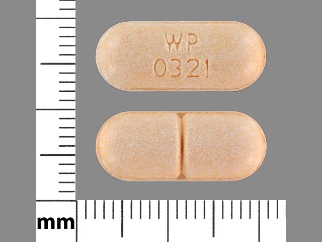 Imprint WP 0321 - felbamate 600 mg