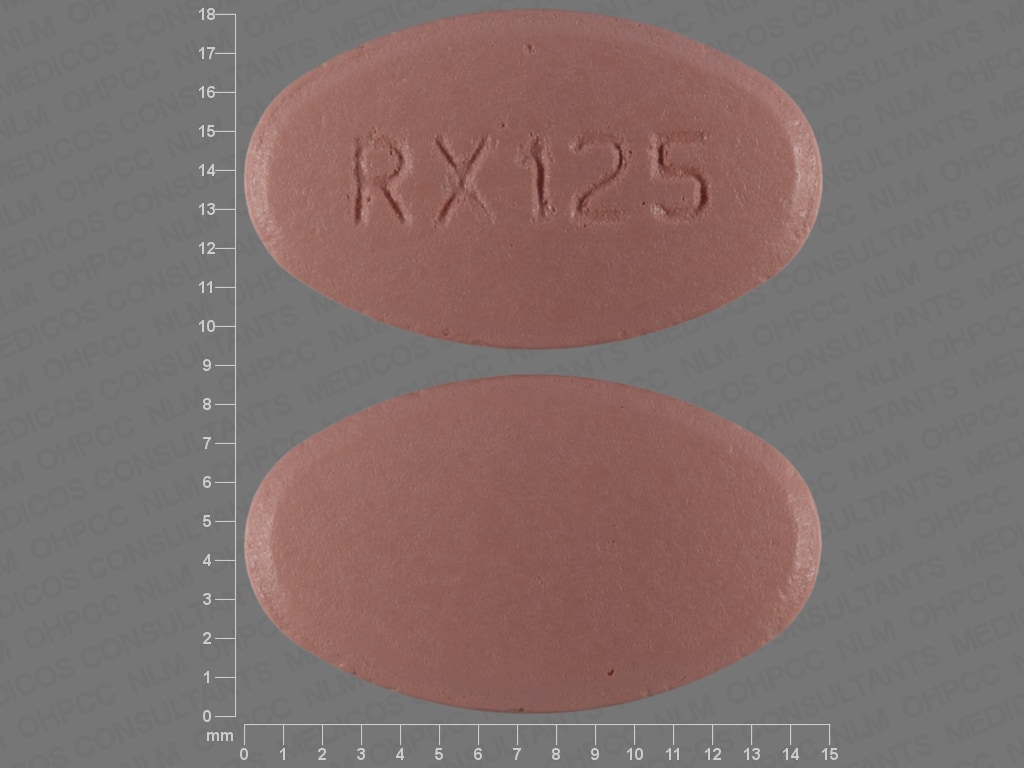 Pill Finder RX125 Pink Elliptical / Oval