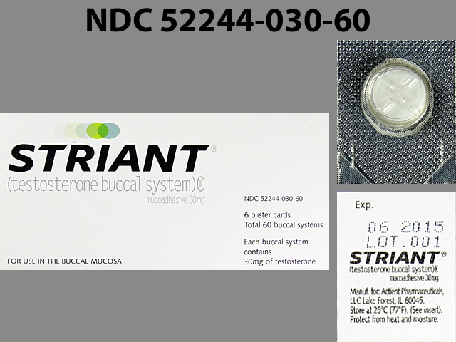 Imprint A - Striant 30 mg