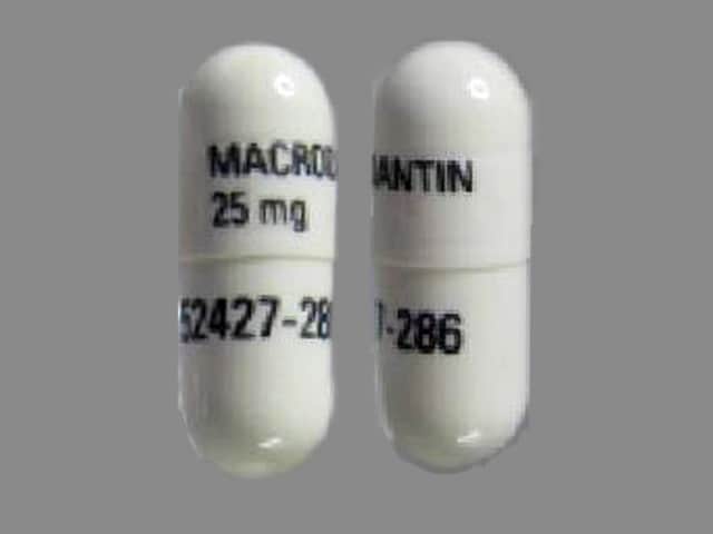Image 1 - Imprint MACRODANTIN 25 mg 52427-286 - Macrodantin 25 mg