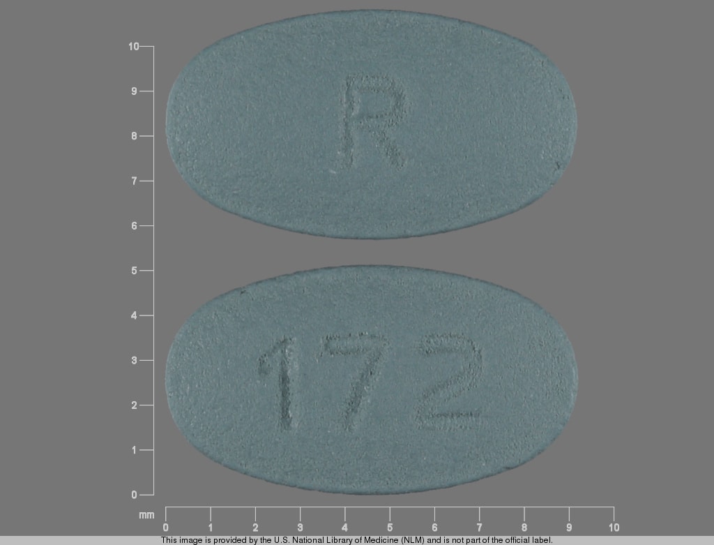 Image 1 - Imprint R 172 - finasteride 5 mg
