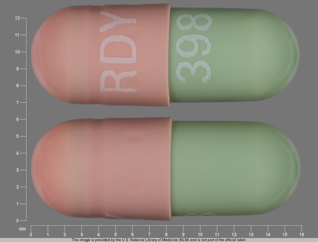 Imprint RDY 398 - lansoprazole 15 mg