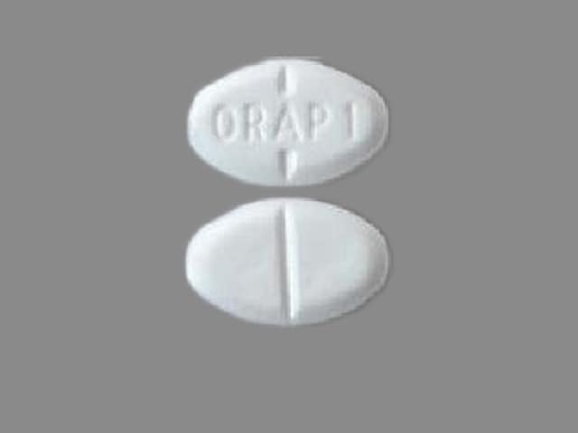 Imprint ORAP 1 - Orap 1 mg