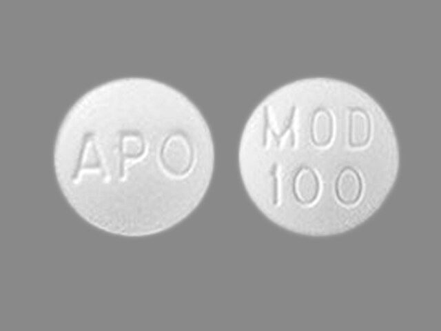 Image 1 - Imprint APO MOD 100 - modafinil 100 mg