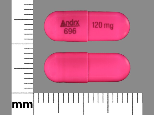 Image 1 - Imprint Andrx 696 120mg - Taztia XT 120 mg