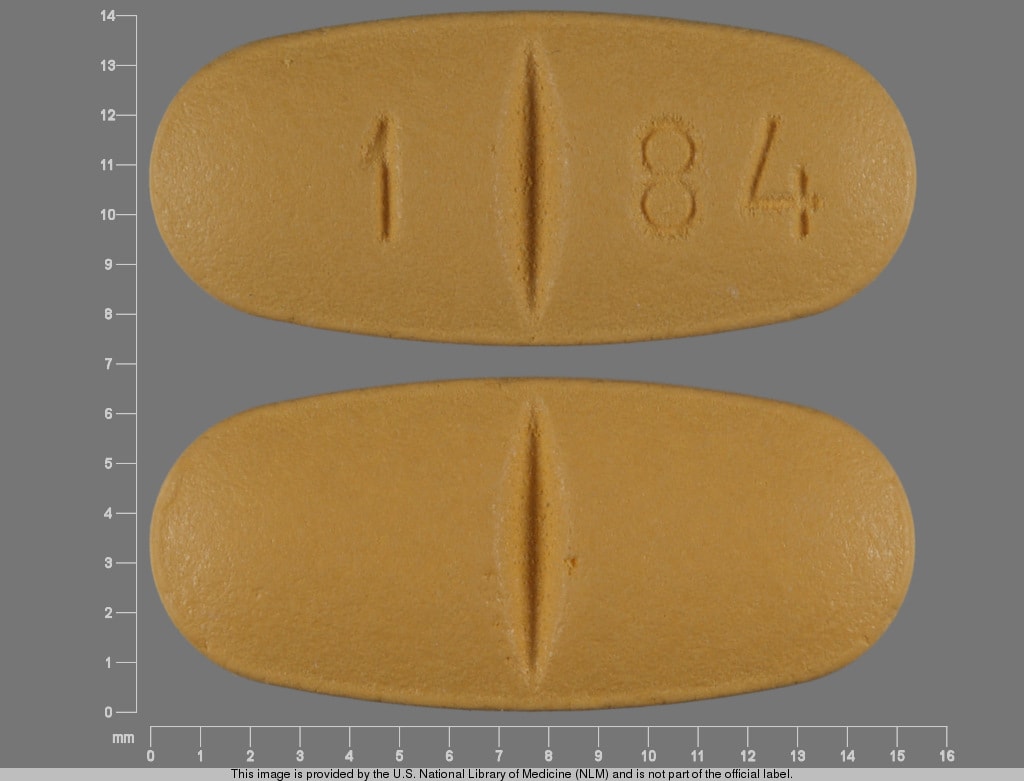 Image 1 - Imprint 1 84 - oxcarbazepine 300 mg
