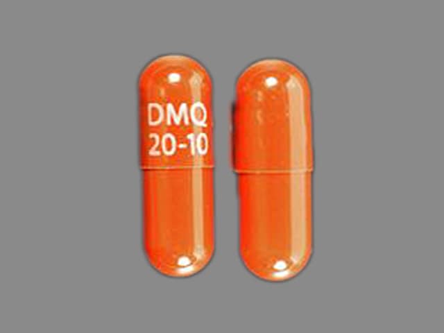 Imprint DMQ 20-10 - Nuedexta dextromethorphan 20 mg / quinidine 10 mg