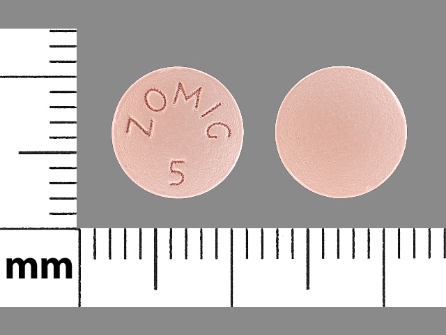 Imprint ZOMIG 5 - Zomig 5 mg