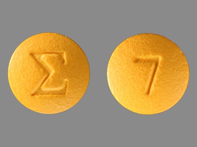 Imprint E 7 - protriptyline 10 mg