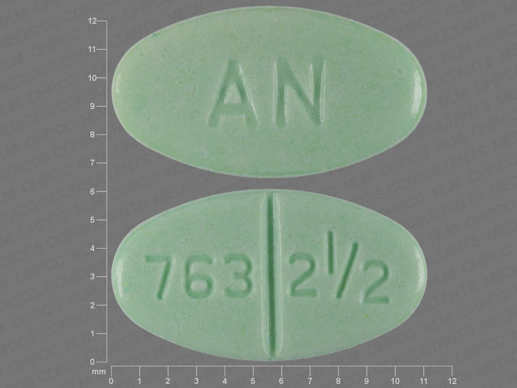 Image 1 - Imprint AN 763 2 1/2 - warfarin 2.5 mg