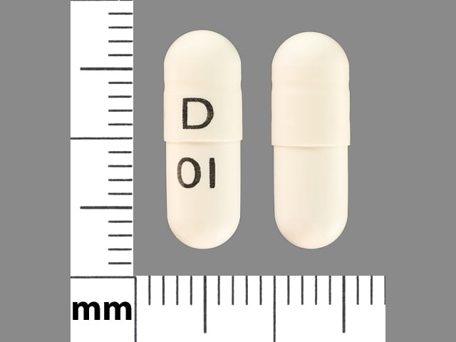 Image 1 - Imprint D 01 - zidovudine 100 mg