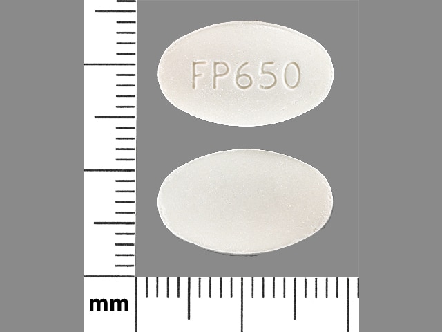 Imprint FP650 - tranexamic acid 650 mg