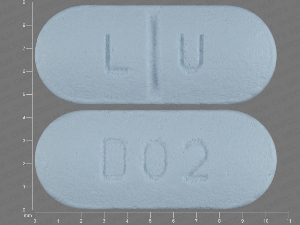 Image 1 - Imprint L U D02 - sertraline 50 mg