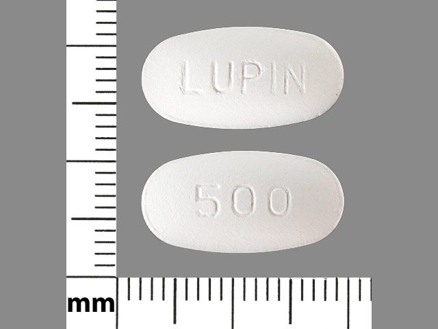 Imprint LUPIN 500 - cefprozil 500 mg