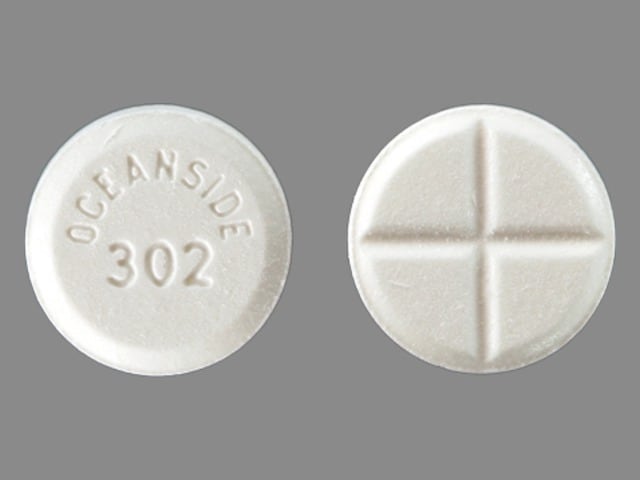 Imprint OCEANSIDE 302 - pyridostigmine 60 mg
