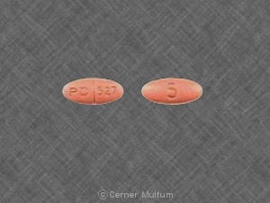Image 1 - Imprint PD 527 5 - Accupril 5 mg