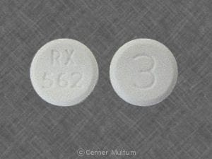 3 RX 562 - Acetaminophen and Codeine Phosphate