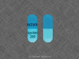 Image 1 - Imprint WATSON Acyclovir 200 - acyclovir 200 mg