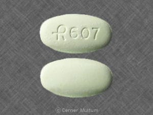 Image 1 - Imprint R607 - acyclovir 800 mg