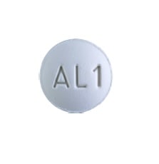 Imprint M AL1 - almotriptan 6.25 mg (base)