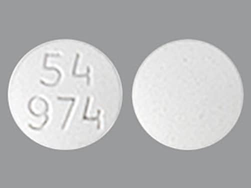 Imprint 54 974 - alosetron 1 mg (base)