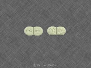 Imprint AMA RYL LOGO - Amaryl 2 mg