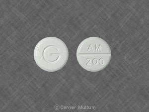 Imprint G AM 200 - amiodarone 200 mg