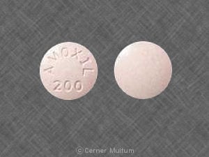 Image 1 - Imprint AMOXIL 200 - Amoxil 200 mg