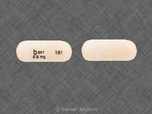 Image 1 - Imprint barr 0.5 mg 101 - anagrelide 0.5 mg