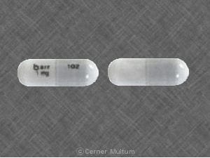 Imprint barr 1 mg 102 - anagrelide 1 mg