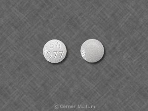Imprint 54 077 - anastrozole 1 mg