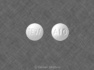 Imprint TEVA A10 - anastrozole 1 mg