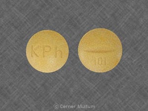 Imprint KPh 101 - Azulfidine 500 mg
