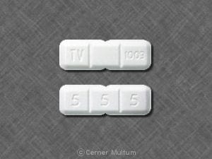Imprint 5 5 5 93 1003 - buspirone 15 mg