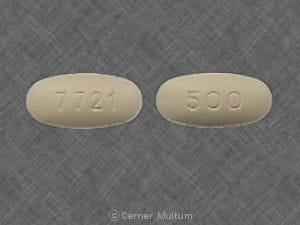Image 1 - Imprint 500 7721 - Cefzil 500 mg