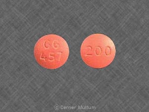 Image 1 - Imprint GG 457 200 - chlorpromazine 200 mg