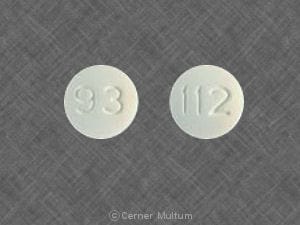 Imprint 93 112 - cimetidine 300 mg