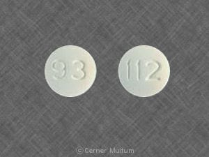 Image 1 - Imprint 93 112 - cimetidine 300 mg