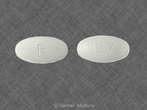 Pill Finder: R 127 White Elliptical / Oval - Medicine.com