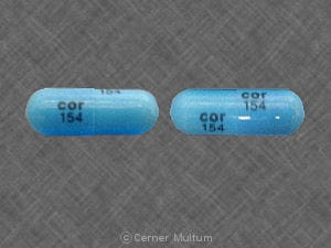 Imprint cor 154 cor 154 - clindamycin 300 mg