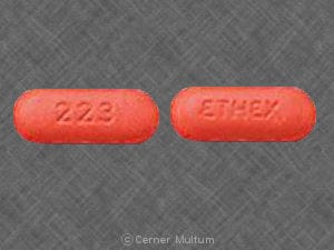 Imprint 223 ETHEX - codeine/guaifenesin 10 mg / 300 mg
