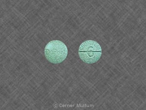 Image 1 - Imprint DuPont COUMADIN 6 - Coumadin 6 mg