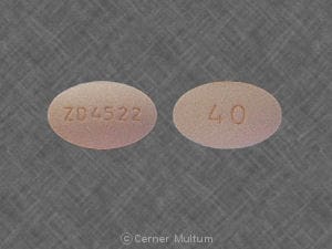 Image 1 - Imprint ZD4522 40 - Crestor 40 mg