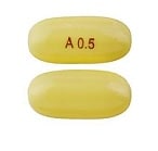 Imprint A 0.5 - dutasteride 0.5 mg